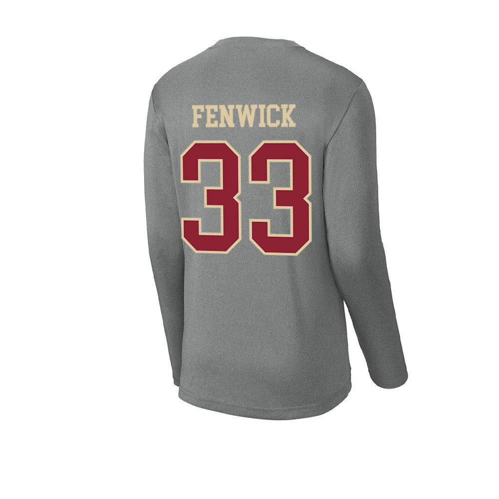 Boston College - NCAA Women's Soccer : Faith Fenwick - Activewear Long Sleeve T-Shirt-1