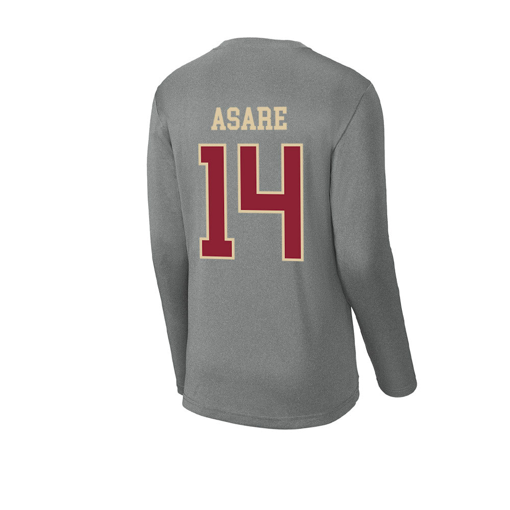 Boston College - NCAA Men's Soccer : Michael Asare - Activewear Long Sleeve T-Shirt-1