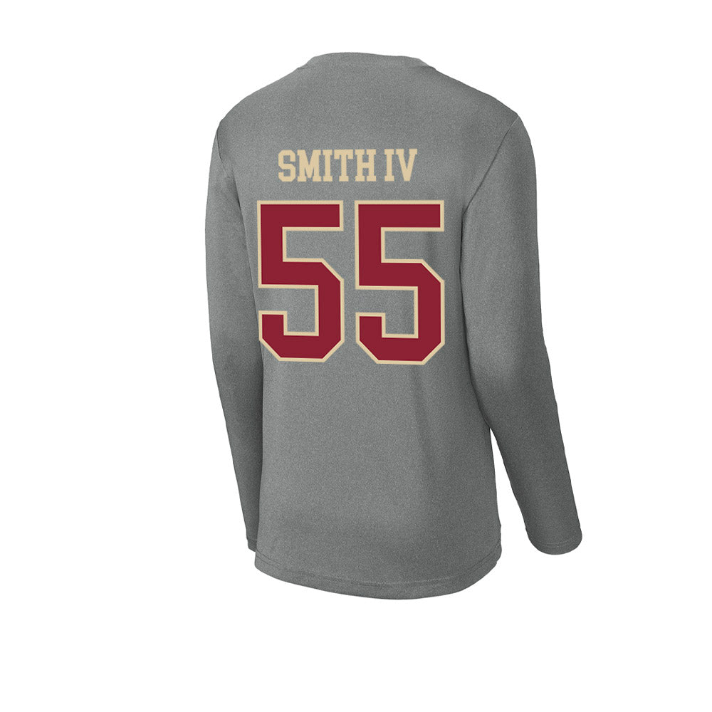 Boston College - NCAA Football : Robert Smith IV - Activewear Long Sleeve T-Shirt-1