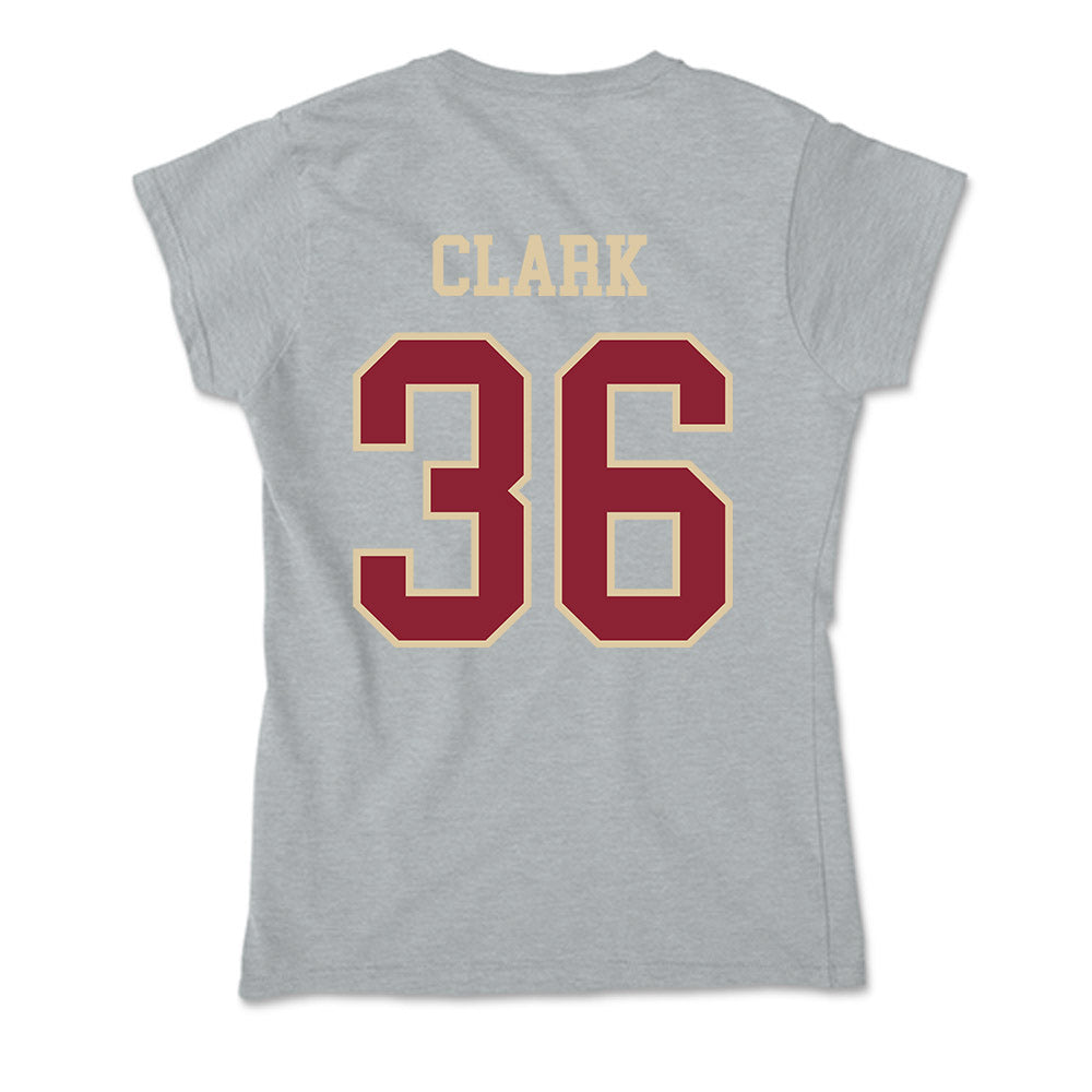 Boston College - NCAA Football : Hunter Clark - Soft Style Women’s T-Shirt-1