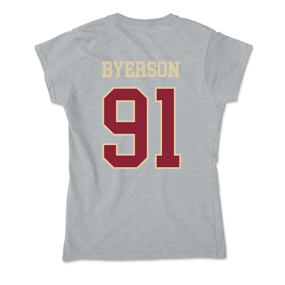 Boston College - NCAA Football : Makai Byerson - Soft Style Women’s T-Shirt-1
