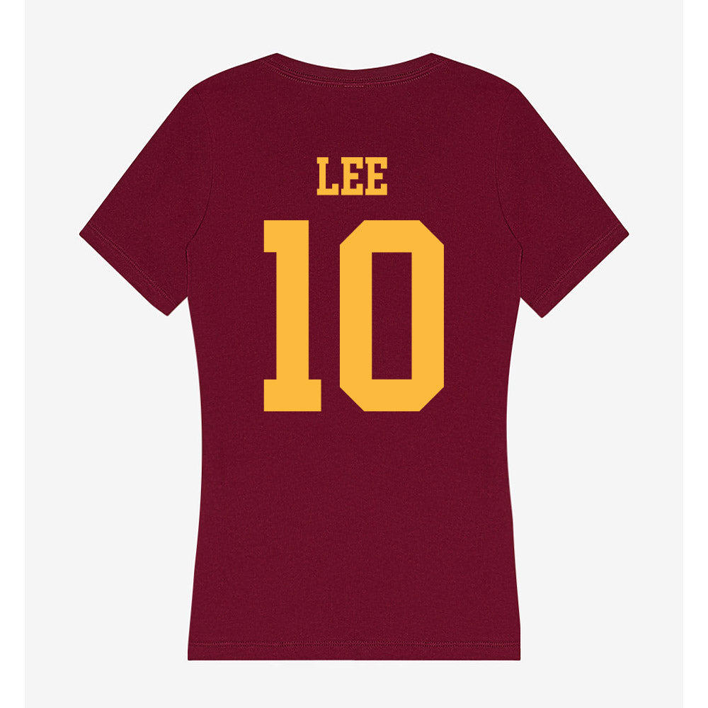 Minnesota - NCAA Women's Volleyball : Georgia Lee - Women's V-Neck T-Shirt-1