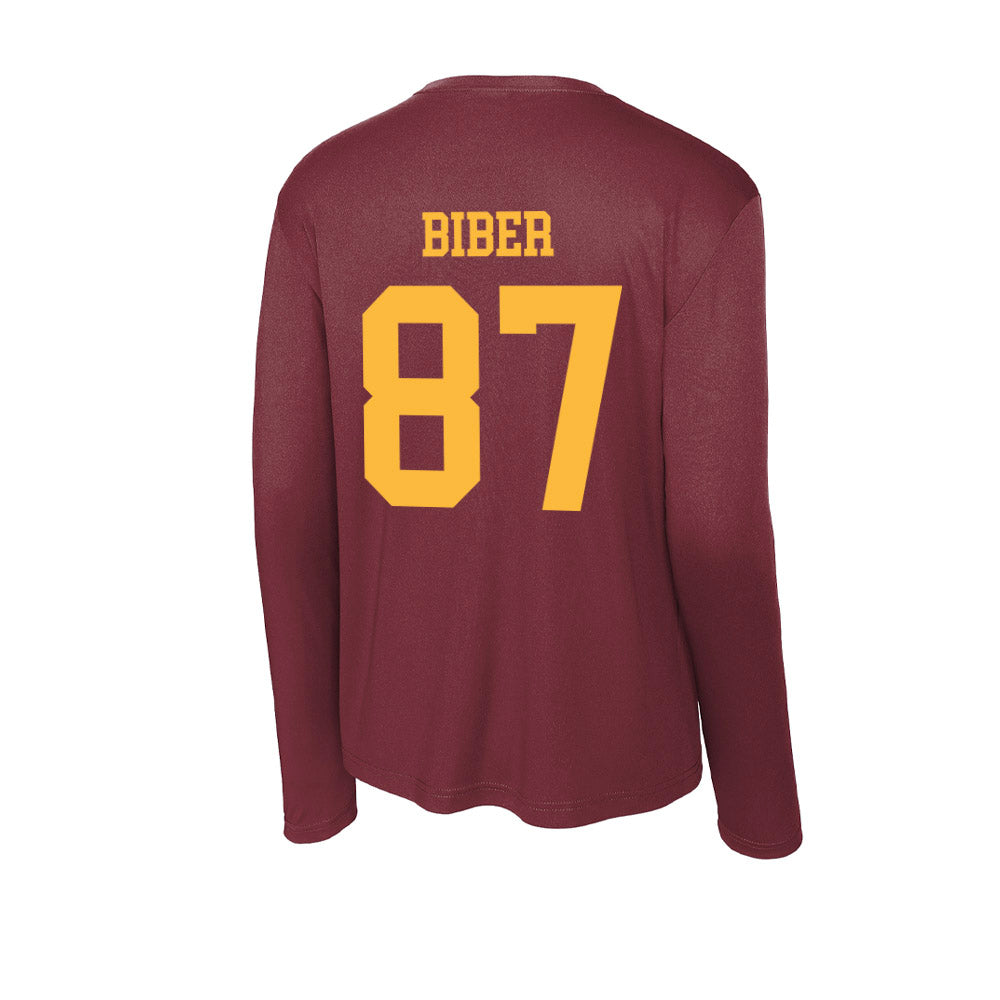 Minnesota - NCAA Football : Drew Biber - Activewear Long Sleeve T-Shirt-1