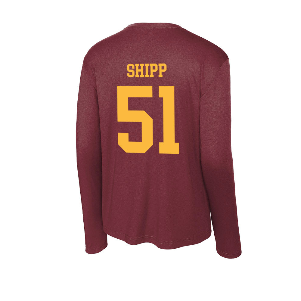 Minnesota - NCAA Football : Daniel Shipp - Activewear Long Sleeve T-Shirt-1