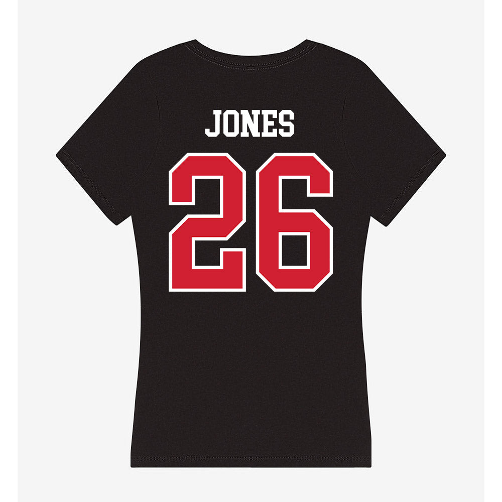NC State - NCAA Football : Isiah Jones - Women's V-Neck T-Shirt-1