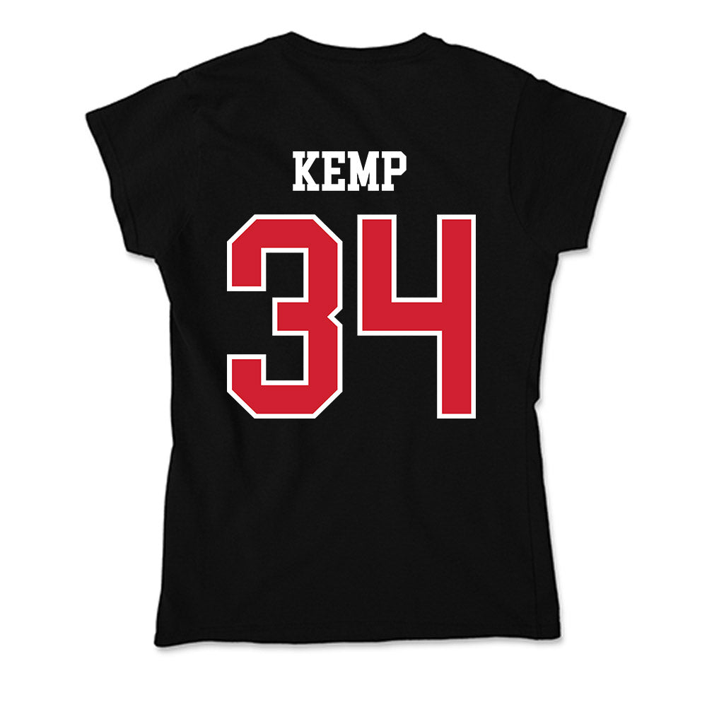NC State - NCAA Football : Gerritt Kemp - Soft Style Women’s T-Shirt-1