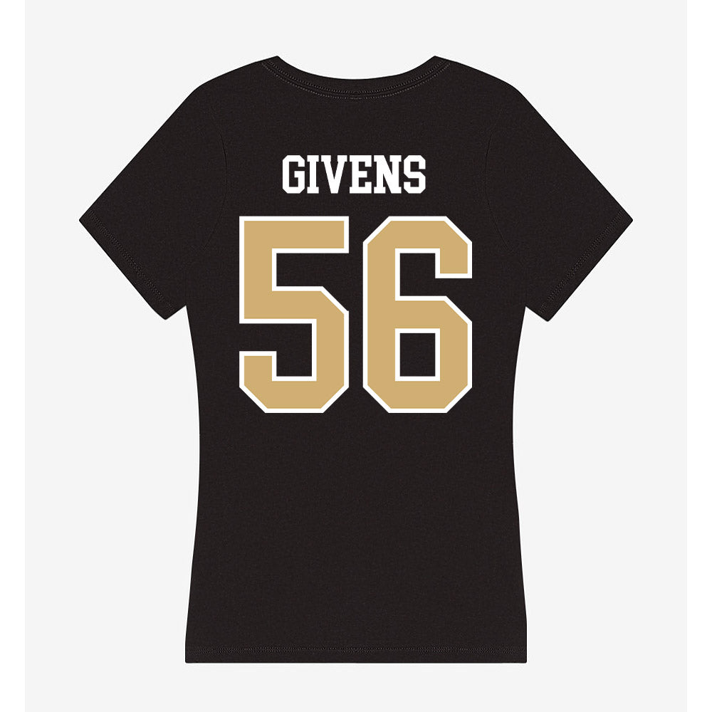 Vanderbilt - NCAA Football : Gunner Givens - Women's V-Neck T-Shirt-1