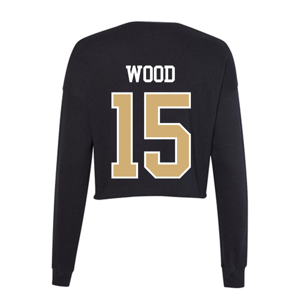 Vanderbilt - NCAA Football : Zaylin Wood - Women's Cropped Crew Fleece-1