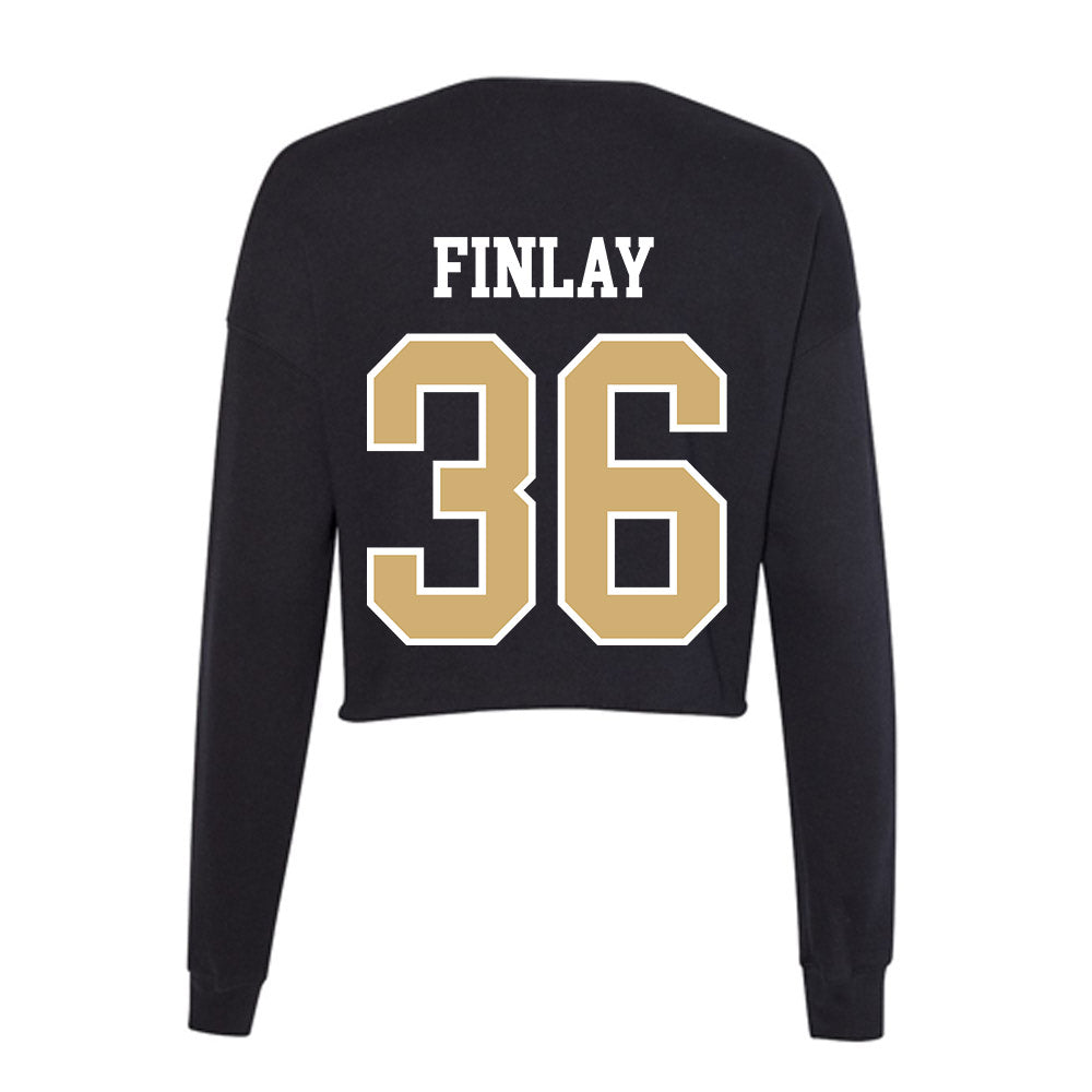 Vanderbilt - NCAA Women's Lacrosse : Molly Finlay - Women's Cropped Crew Fleece-1