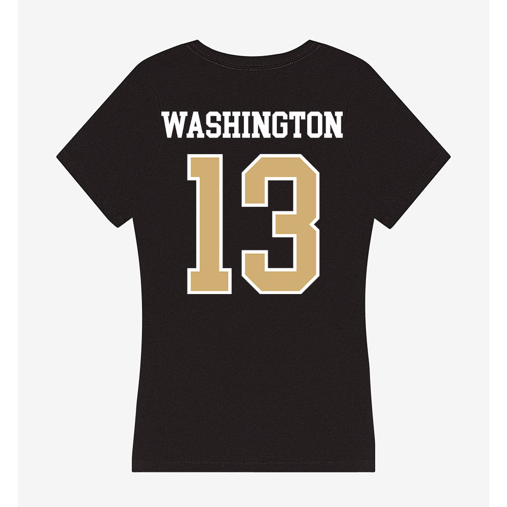 Vanderbilt - NCAA Men's Basketball : Jalen Washington - Women's V-Neck T-Shirt-1