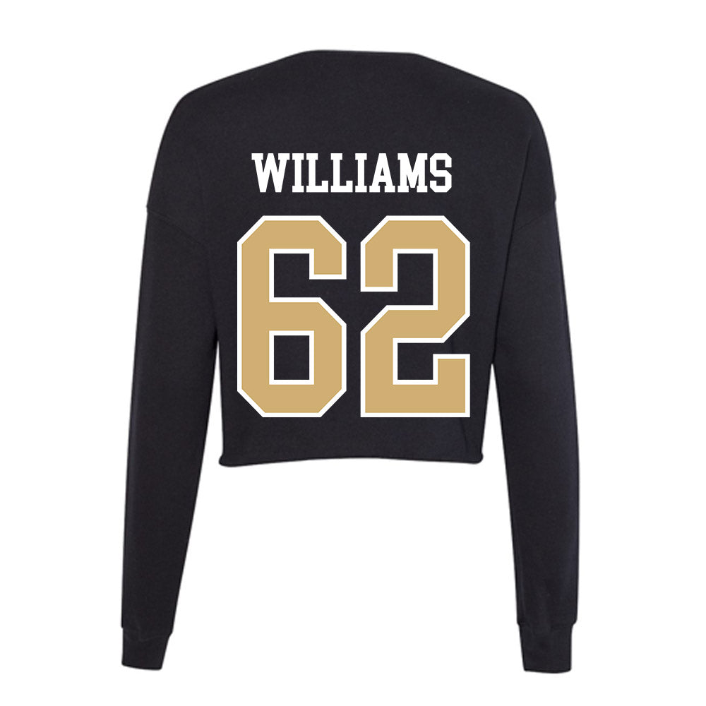 Vanderbilt - NCAA Football : CJ Williams - Women's Cropped Crew Fleece-1