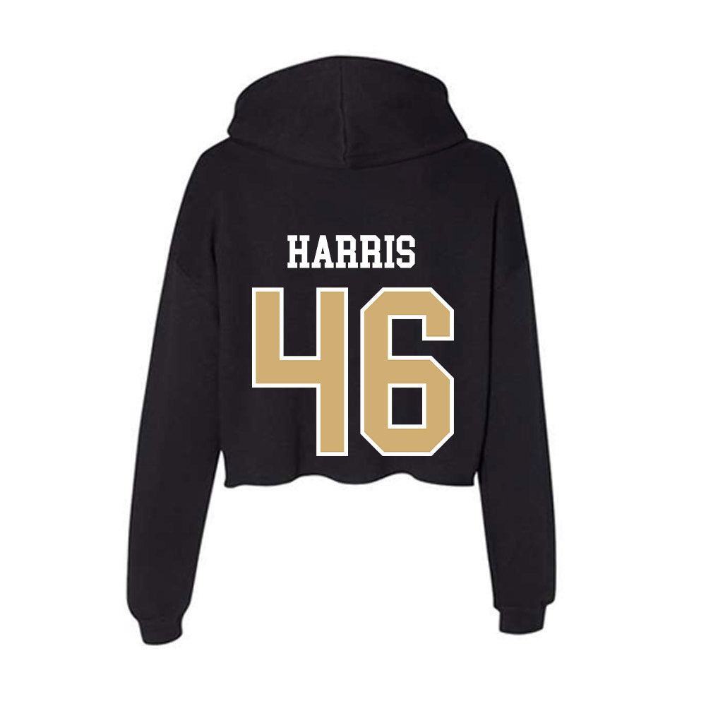 Vanderbilt - NCAA Football : Durham Harris - Women's Crop Fleece Hoodie-1