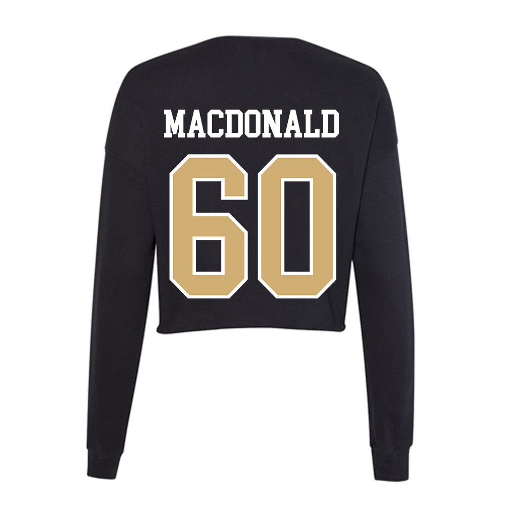 Vanderbilt - NCAA Football : Duncan MacDonald - Women's Cropped Crew Fleece-1