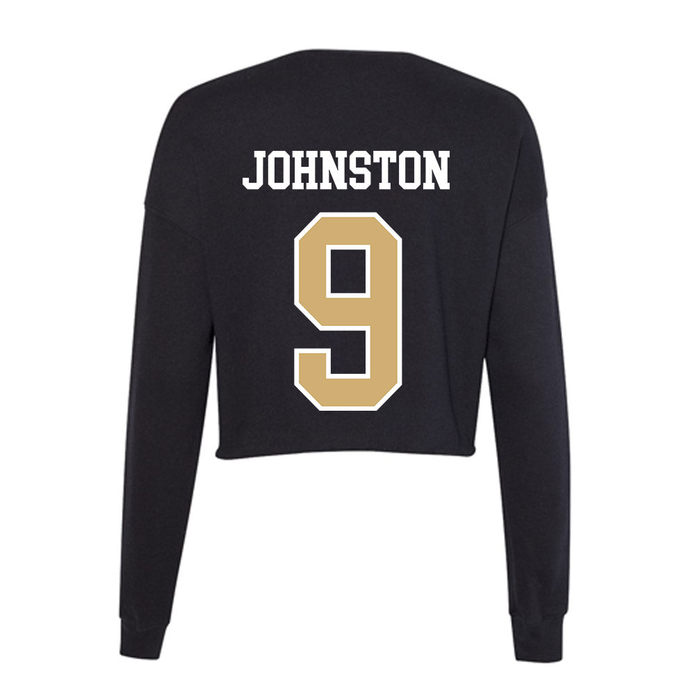 Vanderbilt - NCAA Baseball : Brodie Johnston - Women's Cropped Crew Fleece-1