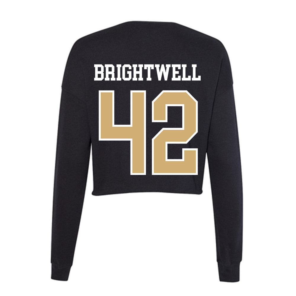 Vanderbilt - NCAA Baseball : Collin Brightwell - Women's Cropped Crew Fleece-1