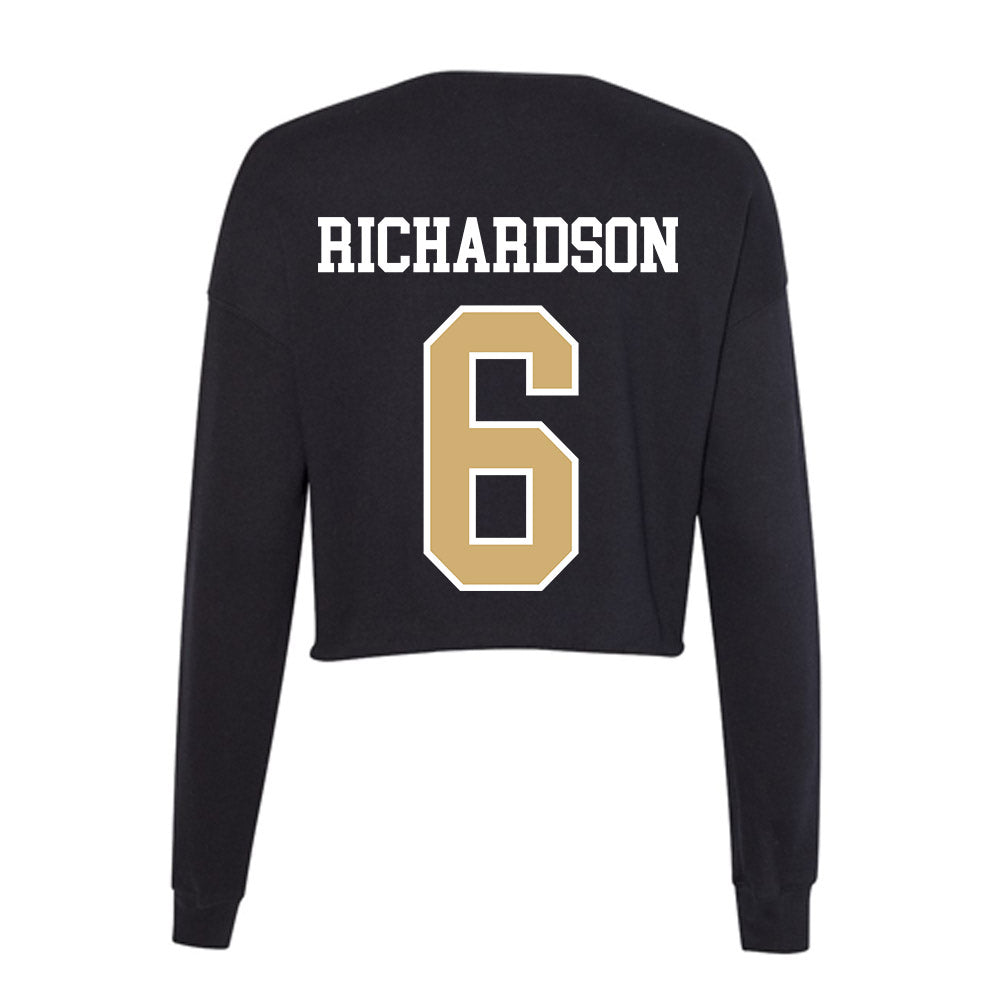 Vanderbilt - NCAA Football : Tre Richardson - Women's Cropped Crew Fleece-1