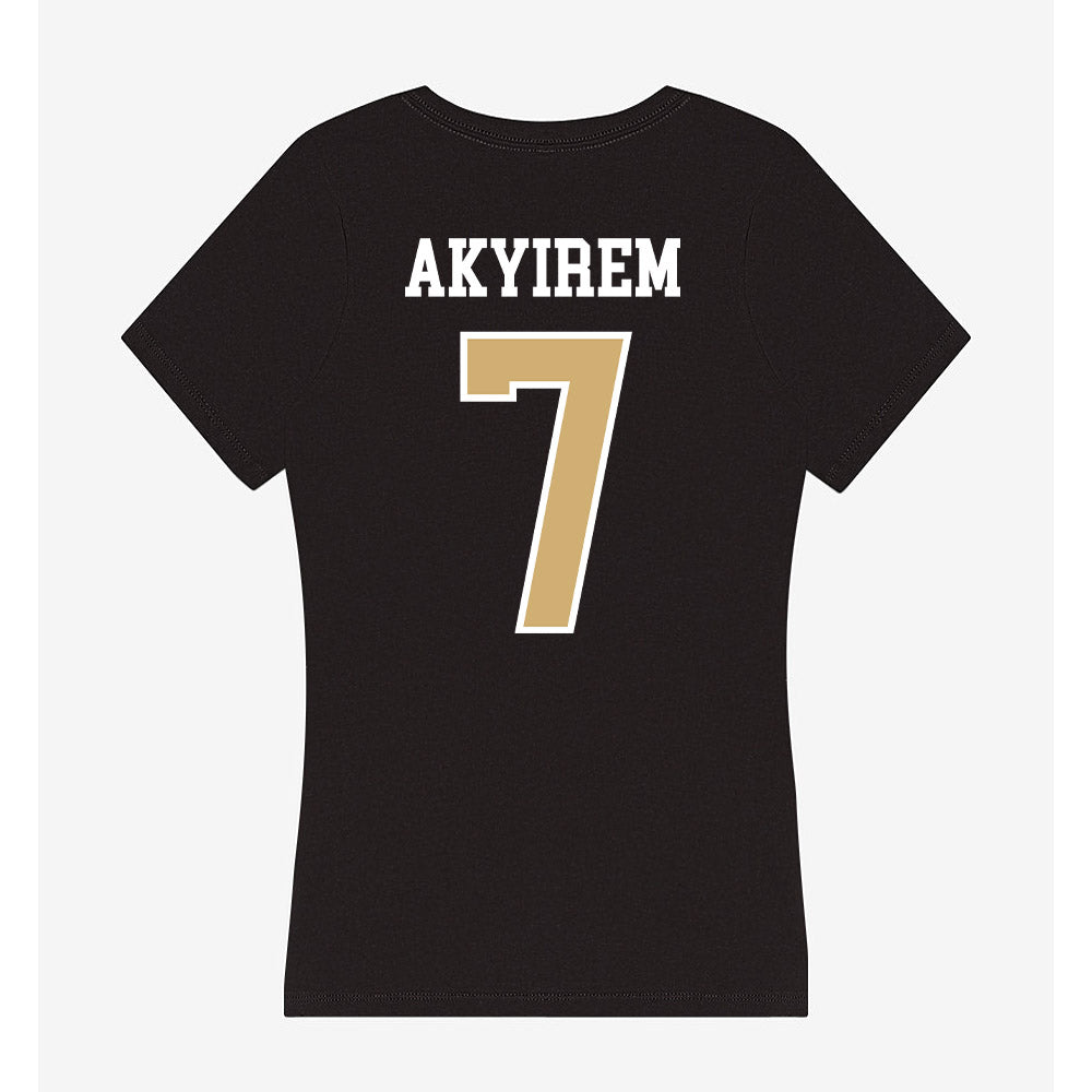 Vanderbilt - NCAA Women's Soccer : Vivian Akyirem - Women's V-Neck T-Shirt-1