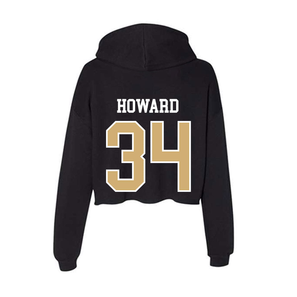Vanderbilt - NCAA Football : Austin Howard - Women's Crop Fleece Hoodie-1