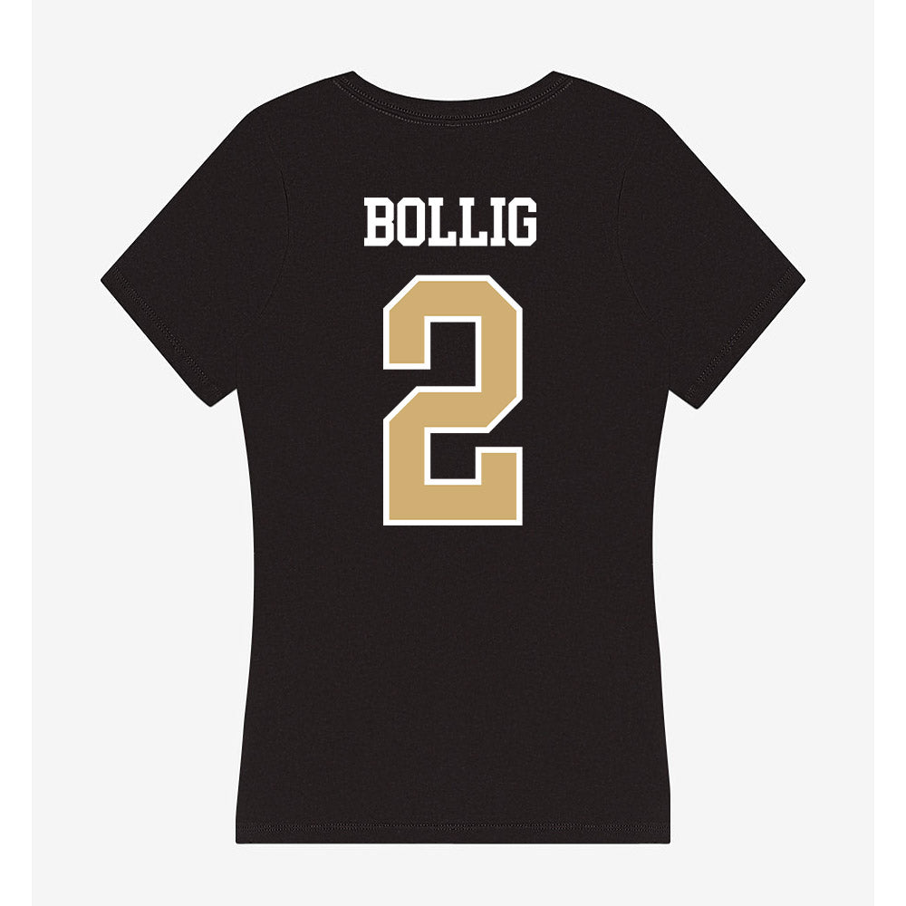 Vanderbilt - NCAA Women's Soccer : Ally Bollig - Women's V-Neck T-Shirt-1