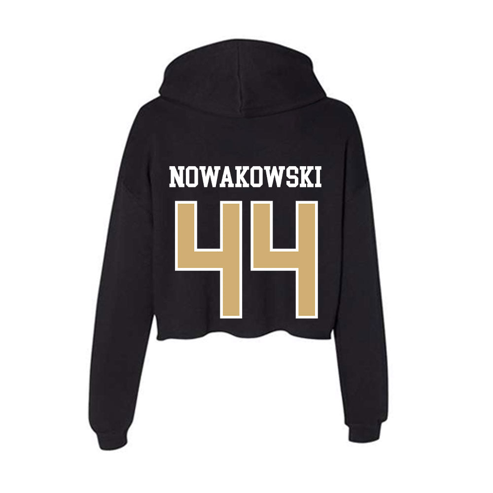 Vanderbilt - NCAA Women's Lacrosse : Alexi Nowakowski - Women's Crop Fleece Hoodie-1