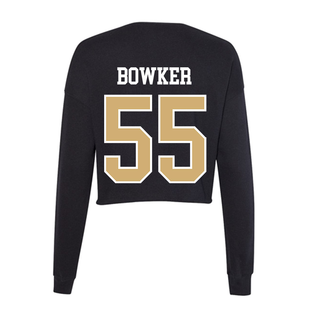 Vanderbilt - NCAA Baseball : Cody Bowker - Women's Cropped Crew Fleece-1