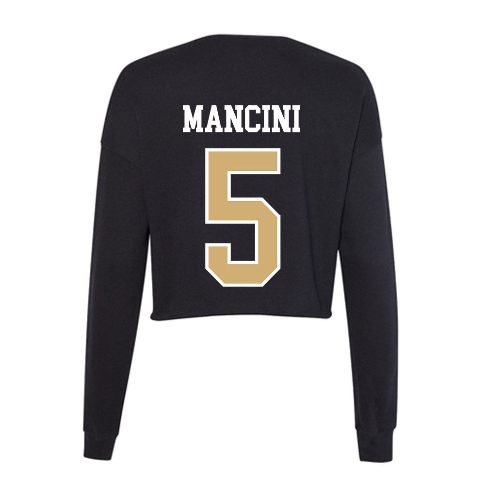 Vanderbilt - NCAA Baseball : Mike Mancini - Women's Cropped Crew Fleece-1