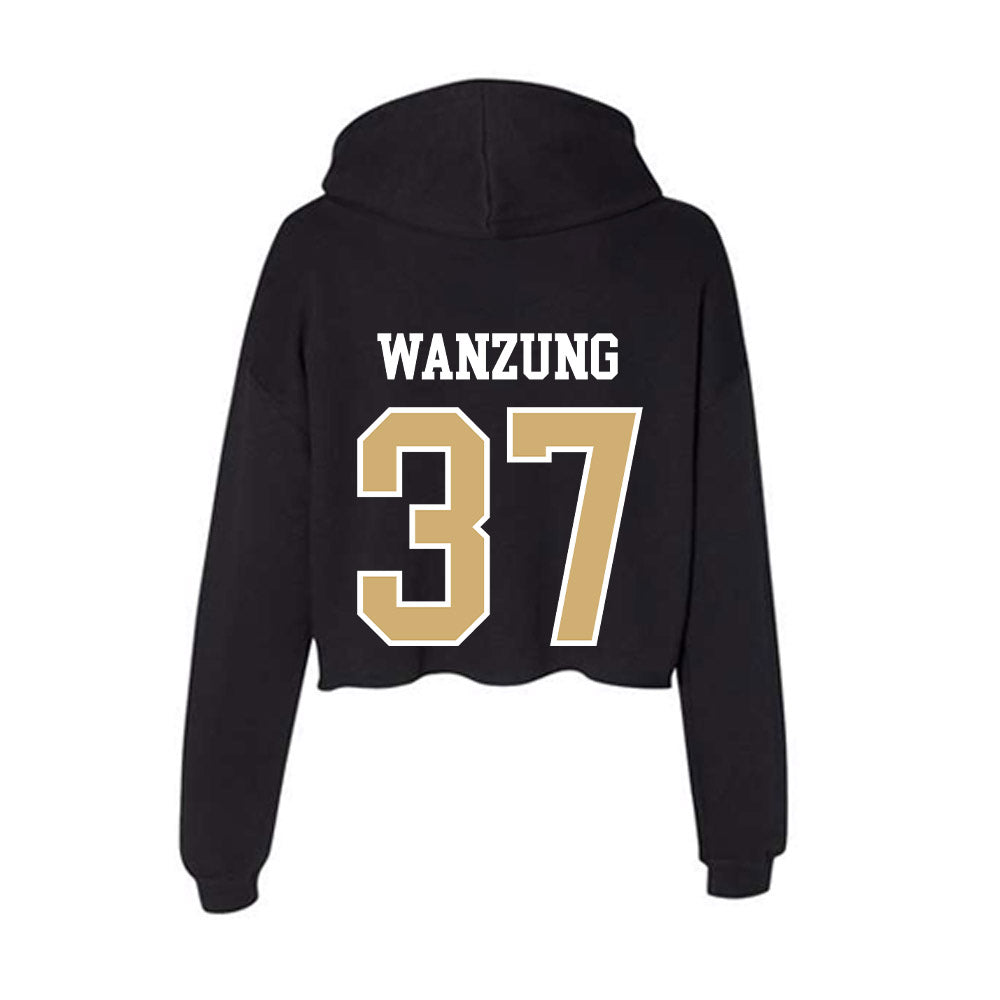 Vanderbilt - NCAA Football : Jack Wanzung - Women's Crop Fleece Hoodie-1