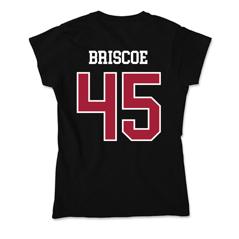 Arkansas - NCAA Baseball : Tye Briscoe - Soft Style Women’s T-Shirt-1