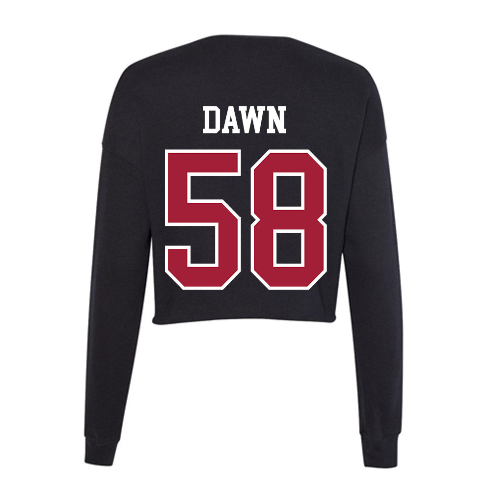Arkansas - NCAA Football : Timothy Dawn - Women's Cropped Crew Fleece-1