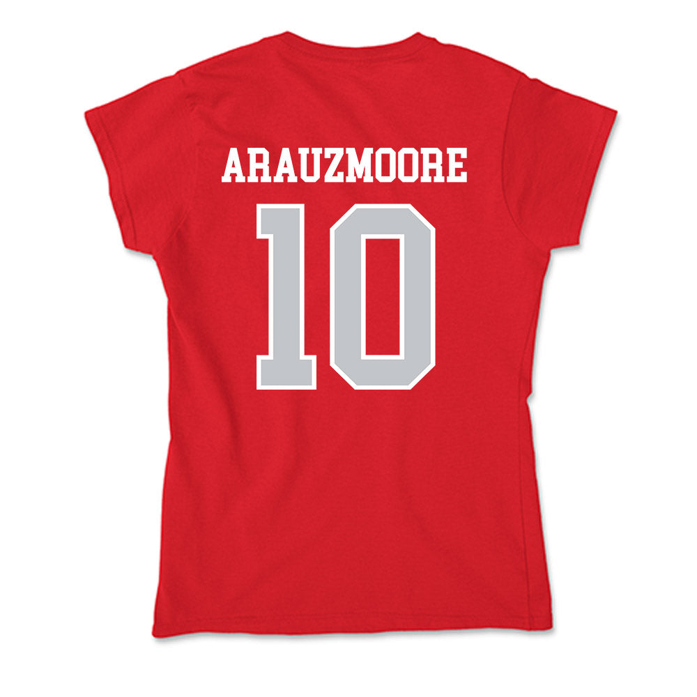 Gonzaga - NCAA Men's Basketball : Joaquim ArauzMoore - Soft Style Women’s T-Shirt-1