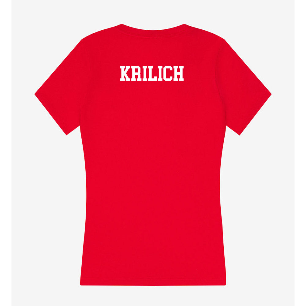 Gonzaga - NCAA Women's Rowing : Alli Krilich - Women's V-Neck T-Shirt-1