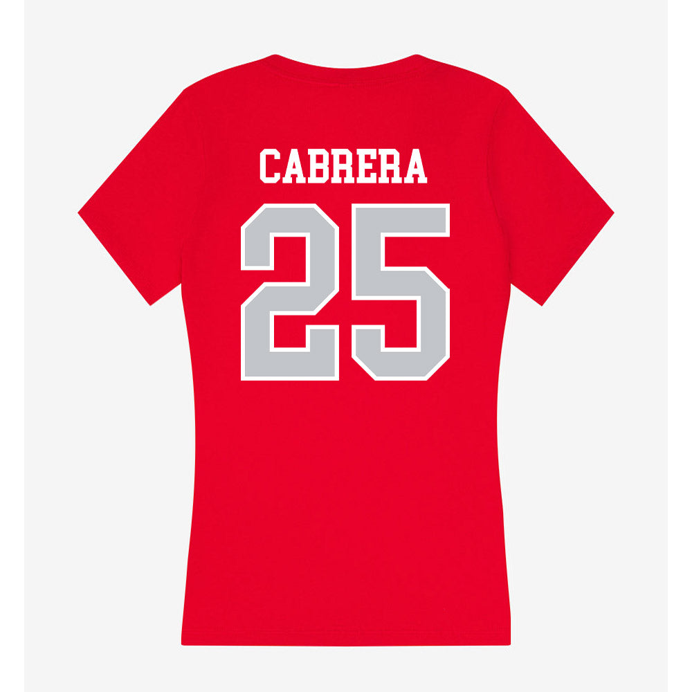 Gonzaga - NCAA Baseball : Brandon Cabrera - Women's V-Neck T-Shirt-1