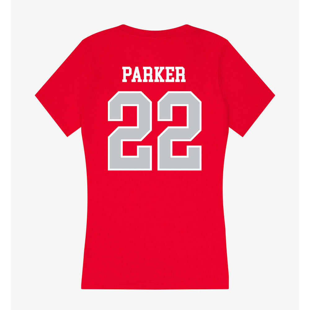 Gonzaga - NCAA Women's Soccer : Alexis Parker - Women's V-Neck T-Shirt-1