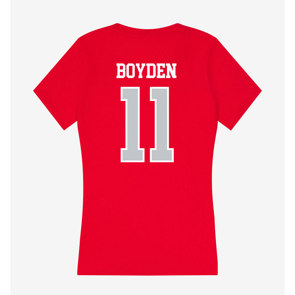 Gonzaga - NCAA Women's Soccer : Annie Boyden - Women's V-Neck T-Shirt-1