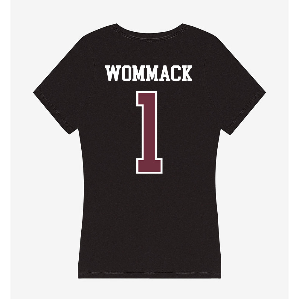 Mississippi State - NCAA Women's Soccer : Sarah Wommack - Women's V-Neck T-Shirt-1