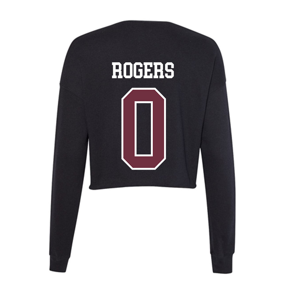 Mississippi State - NCAA Women's Basketball : Darrione Rogers - Women's Cropped Crew Fleece-1