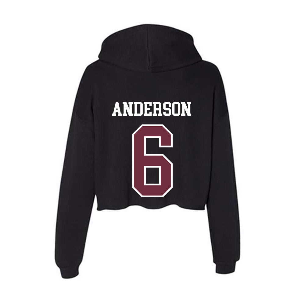 Mississippi State - NCAA Football : Deonte Anderson - Women's Crop Fleece Hoodie-1