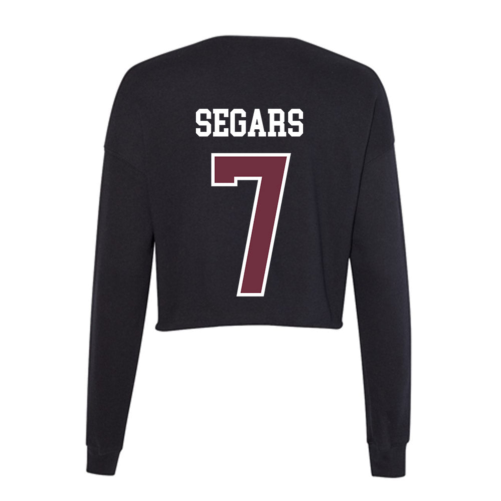 Mississippi State - NCAA Softball : Anna Kate Segars - Women's Cropped Crew Fleece-1