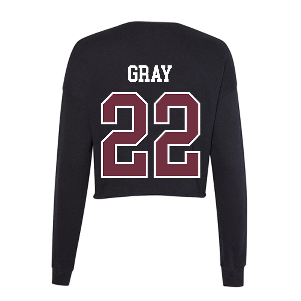Mississippi State - NCAA Women's Basketball : Nataliyah Gray - Women's Cropped Crew Fleece-1