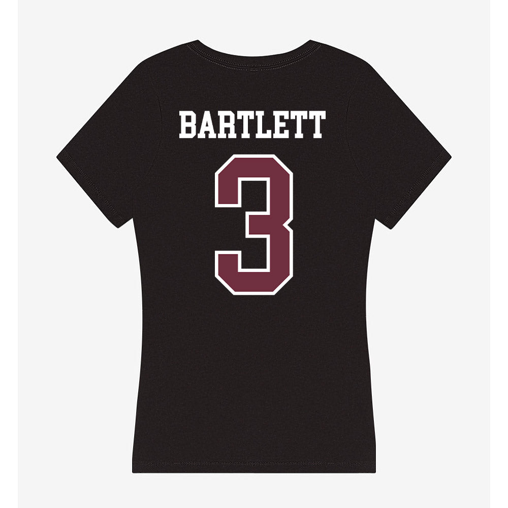 Mississippi State - NCAA Men's Basketball : Tee Bartlett - Women's V-Neck T-Shirt-1