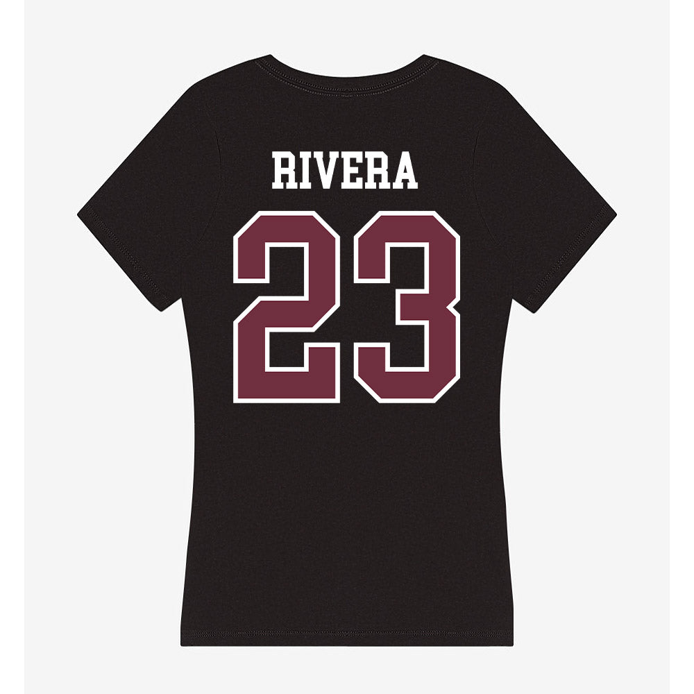 Mississippi State - NCAA Softball : Desiree Rivera - Women's V-Neck T-Shirt-1