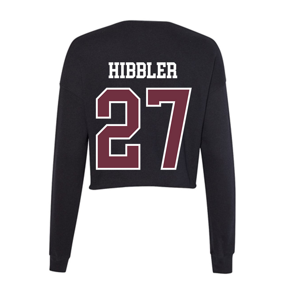 Mississippi State - NCAA Football : Jykeveous Hibbler - Women's Cropped Crew Fleece-1