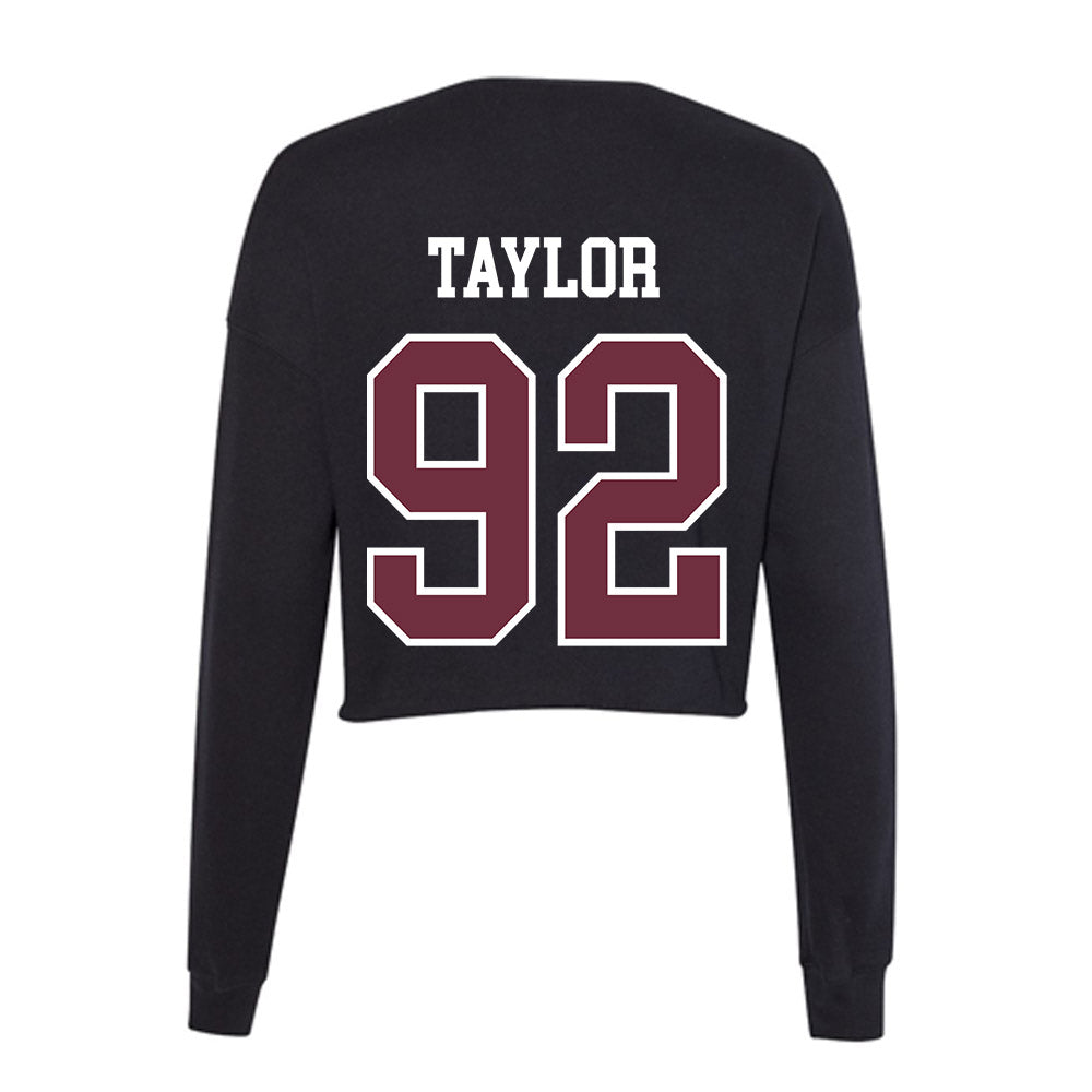 Mississippi State - NCAA Football : Eric Taylor - Women's Cropped Crew Fleece-1