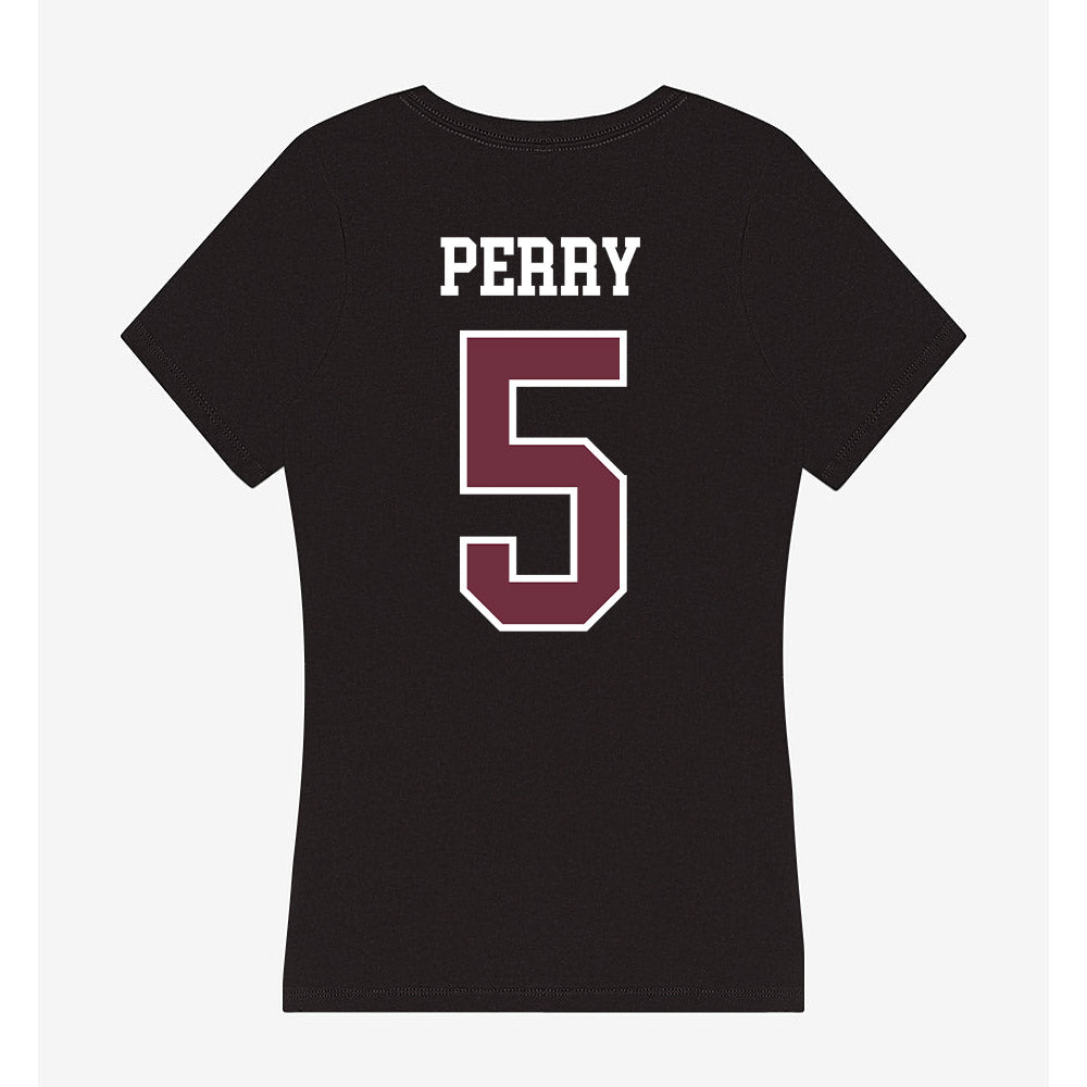 Mississippi State - NCAA Women's Soccer : ally perry - Women's V-Neck T-Shirt-1