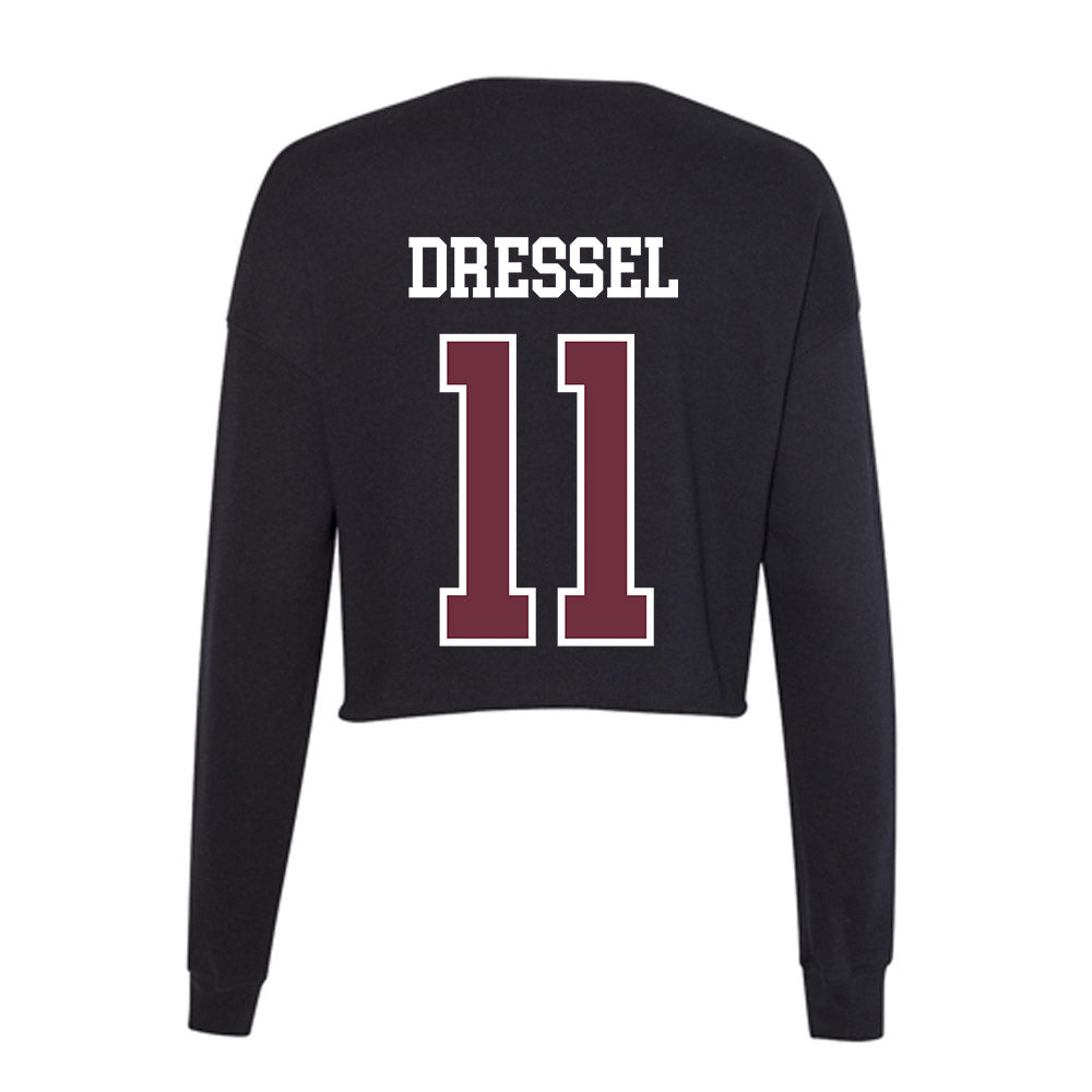 Mississippi State - NCAA Women's Volleyball : Kenna Dressel - Women's Cropped Crew Fleece-1