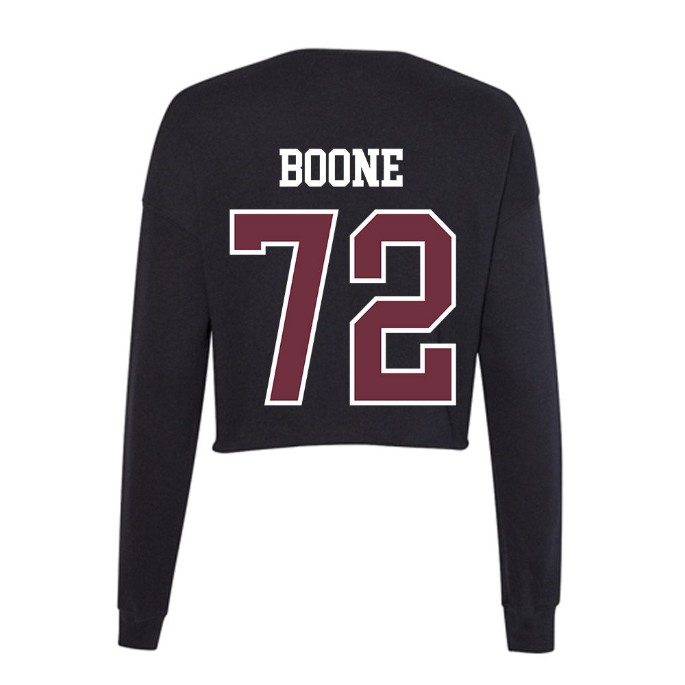 Mississippi State - NCAA Football : Canon Boone - Women's Cropped Crew Fleece-1