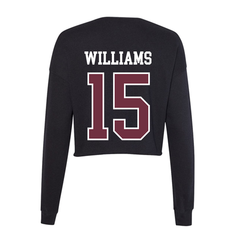 Mississippi State - NCAA Football : Jayven Williams - Women's Cropped Crew Fleece-1