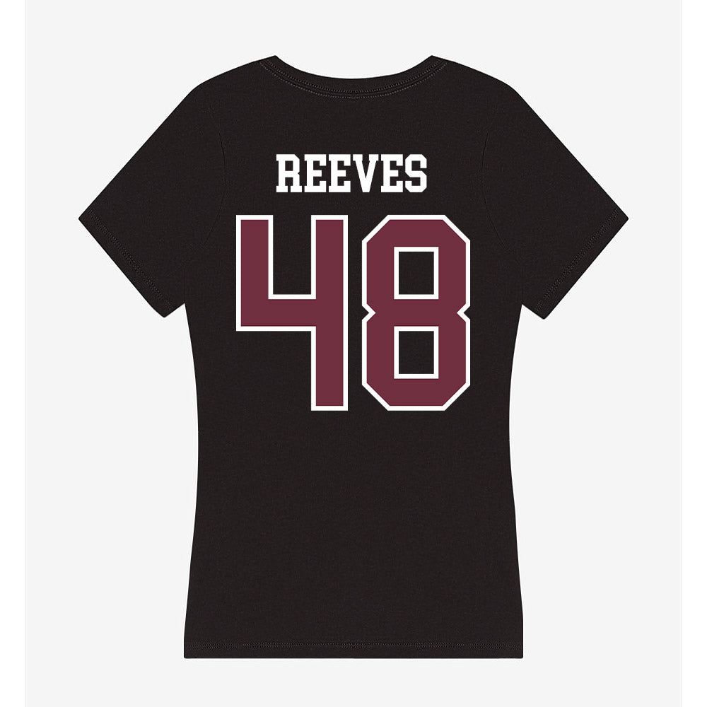 Mississippi State - NCAA Football : Turner Reeves - Women's V-Neck T-Shirt-1