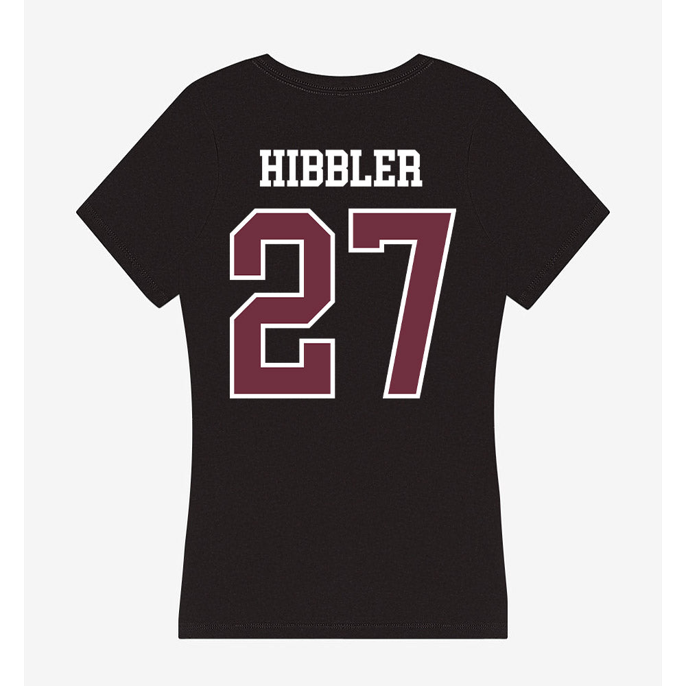 Mississippi State - NCAA Football : Jykeveous Hibbler - Women's V-Neck T-Shirt-1