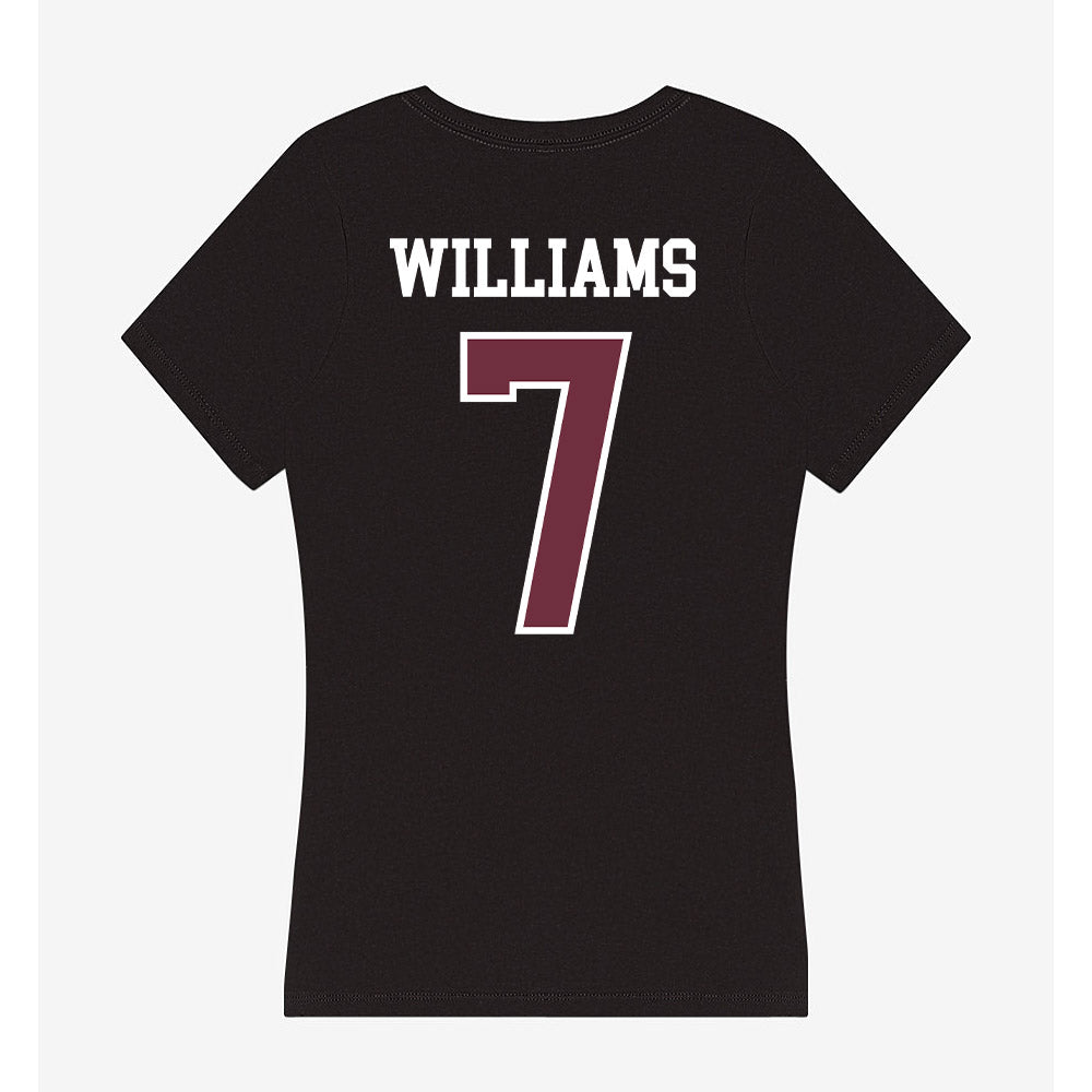 Mississippi State - NCAA Women's Volleyball : Laura Williams - Women's V-Neck T-Shirt-1